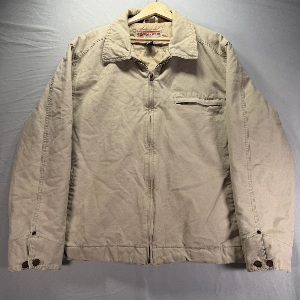 VTG Mossimo Chore Coat Mens Large Insulated Grunge Y2K Barn Jacket Work